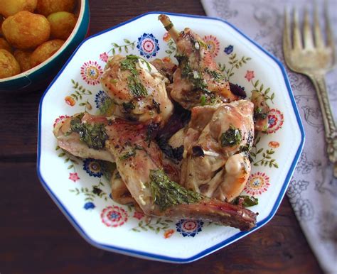 Easy Roasted Rabbit Recipe Food From Portugal