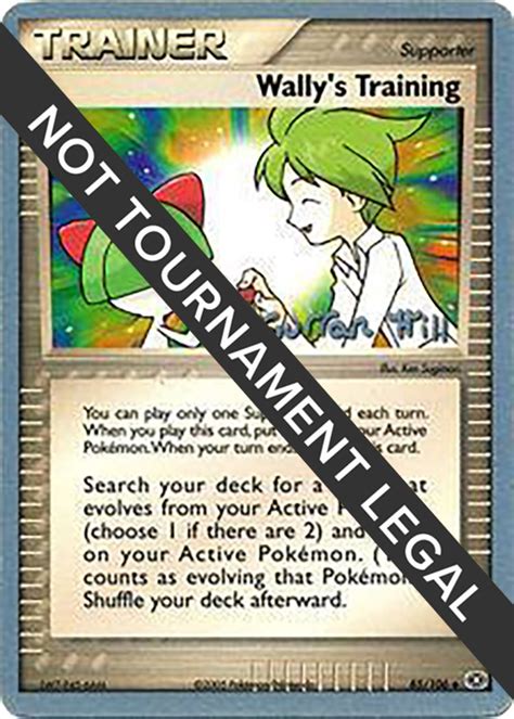 Wally S Training 2005 Curran Hill World Championship Decks Pokemon