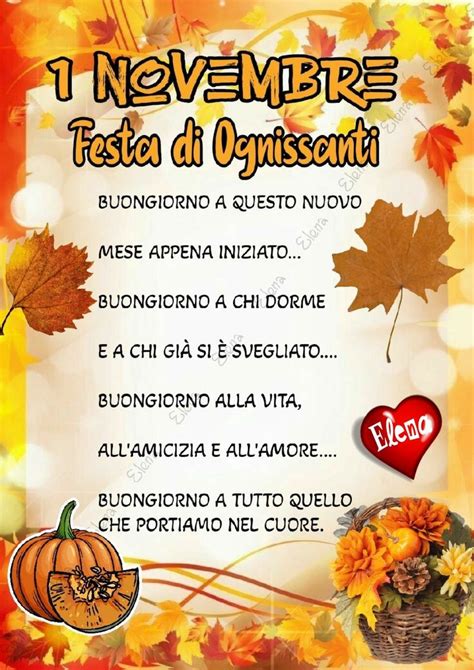 1 Novembre Festa Di Ognissanti Buongiorno Buongiorno Immagini