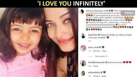 Aishwarya Rai Bachchan S Touching Birthday Wish For Aaradhya S 12th