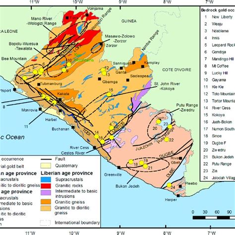 PDF A Review Of The Mineral Potential Of Liberia