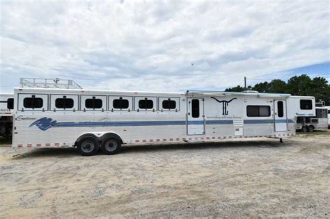 Sundowner Horse Trailer For Sale Used 1999 6 Horse Trailer with Living Quarters For Sale - Dixie ...