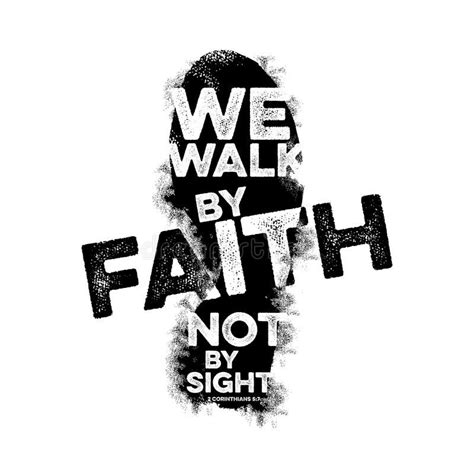 Bible Lettering We Walk By Faith Not By Sight