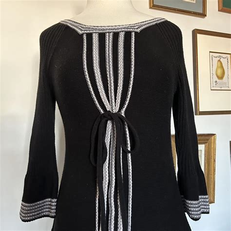 Vintage Dressbarn Black And White Mini Dress Or Depop