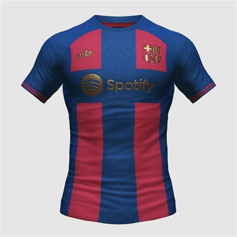 Barcelona Home Kit Redesign Fifa Kit Creator Showcase