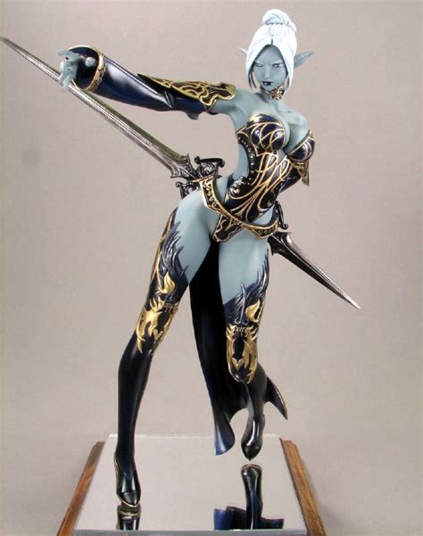 Original Fantasy Hero Characters Donya Dark Elf Fantasy Female