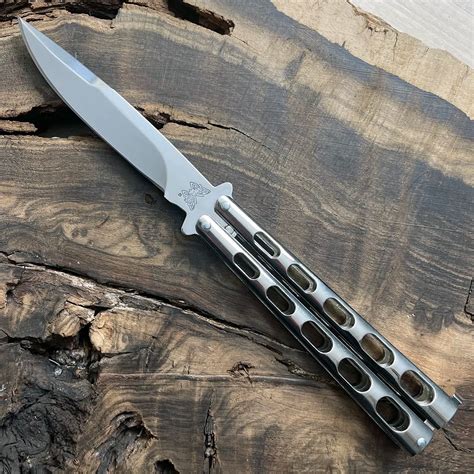 Benchmade Balisong Model Weehawk Butterfly Polished Zanak Handle