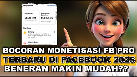 MONETISASI FB PRO MAKIN MUDAH SYARAT MONETISASI FACEBOOK PRO 2025