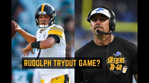 Steelers Vs Lions Preview Mason Rudolph Tryout Youtube