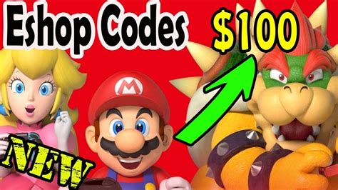 Free Nintendo Gift Card Codes 2024 Free Nintendo EShop Codes YouTube