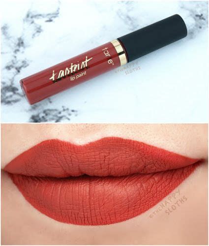 Tarte Tarteist Quick Dry Matte Paint Review And Swatches Lip Paint