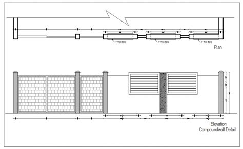 Gate and Compound Wall Design