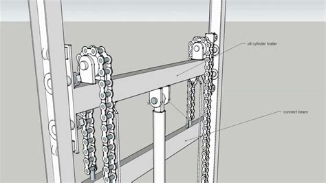 Installation For Guide Rail Lift Guide Rail Structures Are Ready