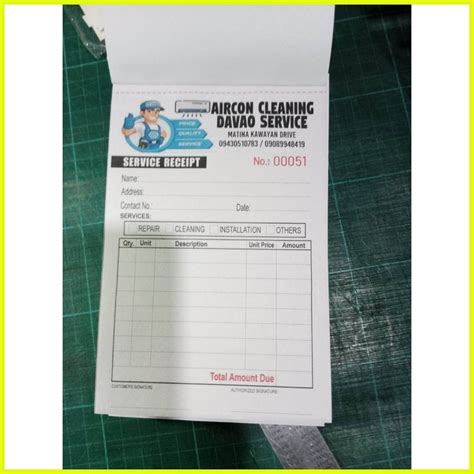 Carbonized Customized Receipt With Series Number Shopee Philippines