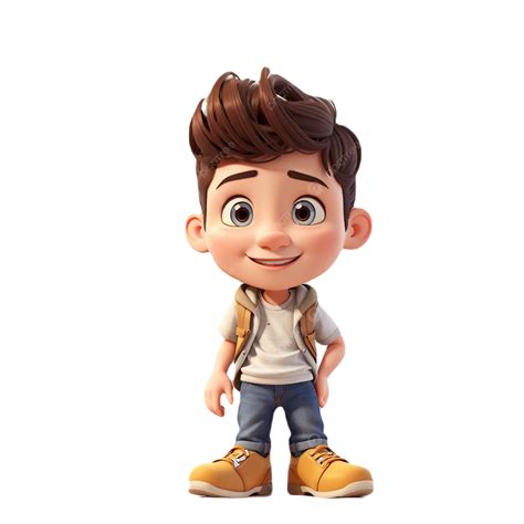 3d Render Of Little Boy With Backpack Isolated On White Background 3d Render Of Little Boy With