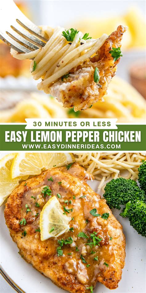 The Best Lemon Pepper Chicken Recipe Easy Dinner Ideas