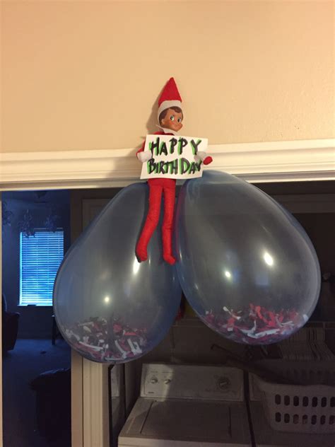 Elf On The Shelf Has Confetti Surprise For Birthday Boy Just Stand