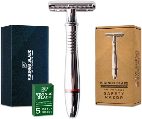 Vikings Blade The Godfather Safety Razor Swedish Platinum Super