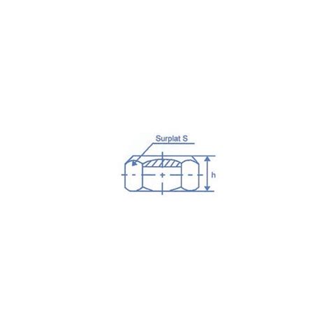 Ecrou Six Pans A Taraudage Iso Diametre Autofreinant Sn