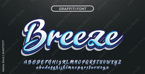 Breeze Graffiti Font Text Effect Editable Spray And Street Text Style