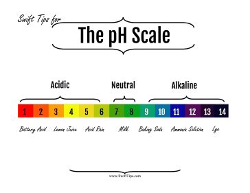 pH Balance Chart | Interactive science notebook, Science notebooks ...