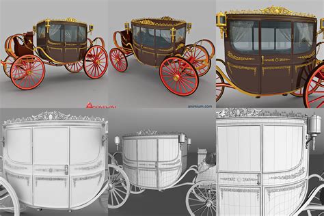 Royal Coach 3d Model