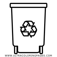 Dibujo De Tacho De Reciclaje Para Colorear Ultra Coloring Pages