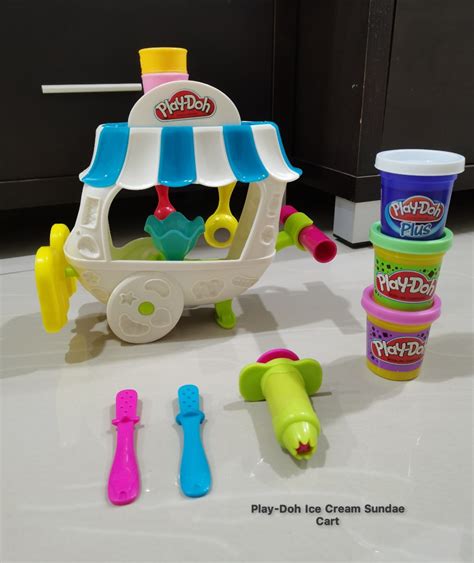 Play Doh Ice Cream Sundae Cart Hobbies And Toys Toys And Games On Carousell