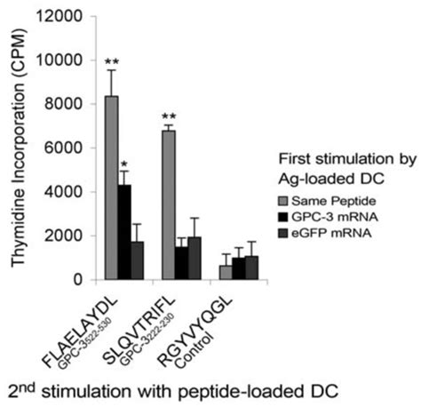 Processing Of Hla A2 Restricted Gpc 3 Epitopes By Mrna Transfected Dc