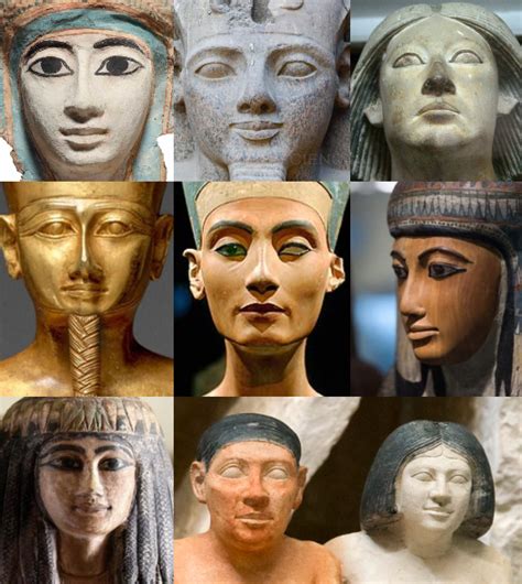 The Faces Of Ancient Egyptians Arte Egiziano