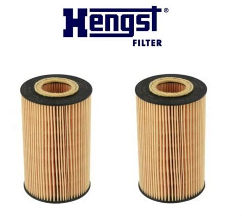 Mercedes C63 CLS63 E63 M63 S63 AMG OIL FILTER KIT Set Of 2 OEM HENGST