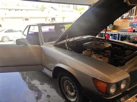 1980 Mercedes Benz 380 Sl Convertible Grey 380sl For Sale