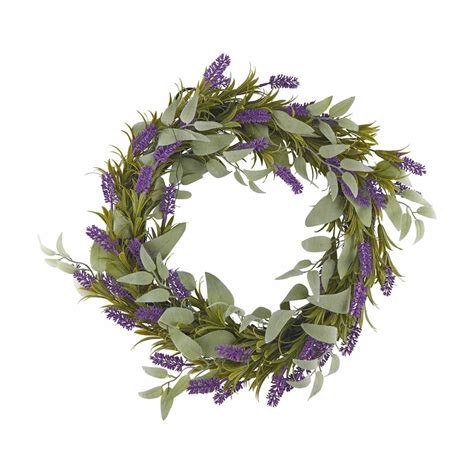 Kirklands Dried Lavender Stems Wreath Hamilton Place