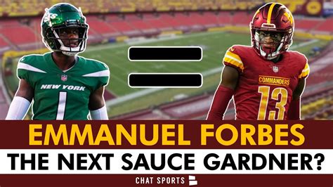 Commanders Rumors Is Emmanuel Forbes The Next Sauce Gardner