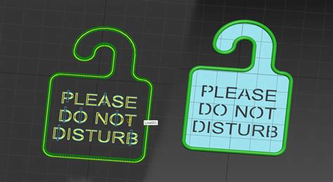 Free Stl File Do Not Disturb Sign 👽・3d Printer Design To Download・cults