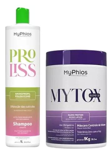 My Phios Mytox Blond Redutor Volume Pro Liss Shampoo Kit