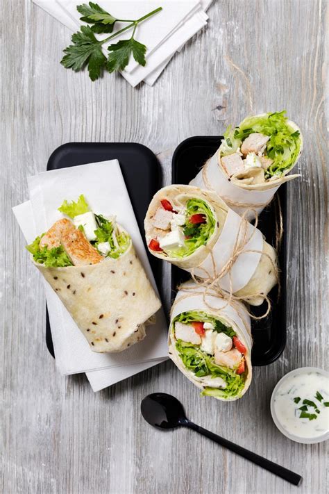 Wrap mit Hähnchen Meal Prep Rezepte von Simply Yummy