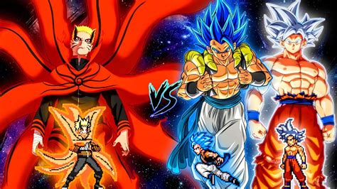 Baryon Naruto V Op New Vs Gogeta Op All Form Goku Dbfz Op V In