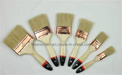 Beavertail Wooden Handle Paint Brush Set China Beavertail And Copper