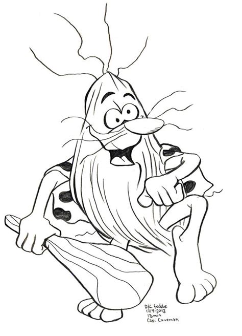 Daily Sketches Captain Caveman By Fedde On Deviantart