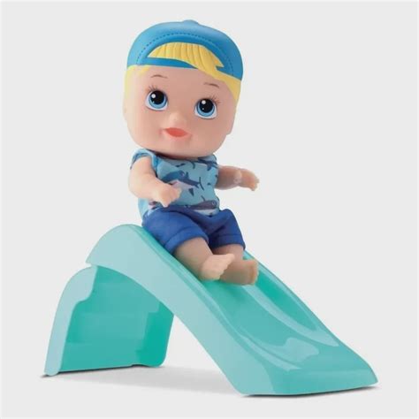Brinquedo Infantil Boneco Menino Little Dolls Escorregador Diver Toys ...