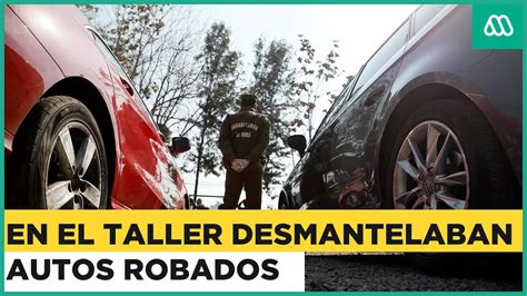 Un golpe al robo de vehículos Carabineros allanó taller en el que se