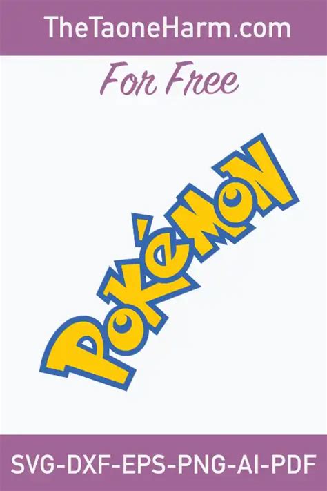 Free Pokemon Svg Images For Cricut Maker