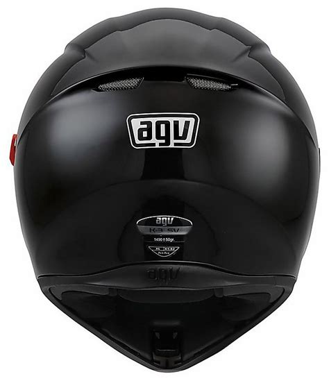 Casque Intégral Double Visor Agv K3 SV Mono Glossy Black Vente en Ligne