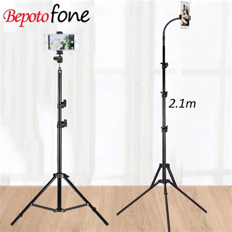 1 2 1 6 2 1m Ta Nabilir Al Minyum Telefon DSL Kamera Canl Tripod Stand