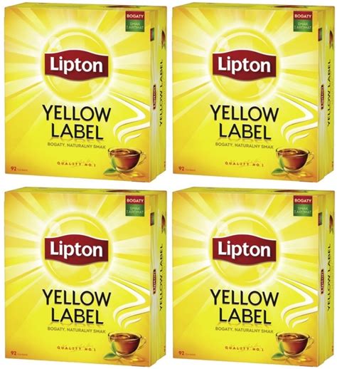 Lipton Yellow Label Herbata Czarna Torebek