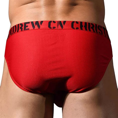 Andrew Christian Slip Almost Naked Ultra Soft Rouge INDERWEAR