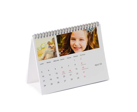 Calendario Mesa Personalizado Photo Print