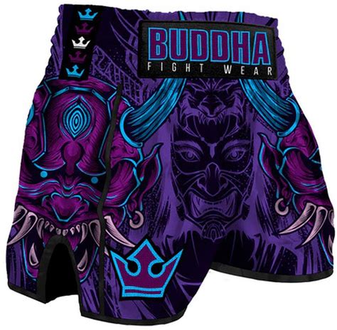 Buddha Pantalon Muay Thai Kick Boxing European Luzbel Roxo