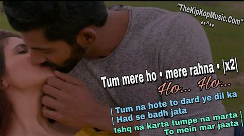 Pin On Tum Mere Ho Lyrics Quotes Reaction Hate Story 4